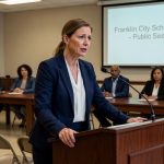 Franklin City Parent Demands Accountability at School Board Meeting